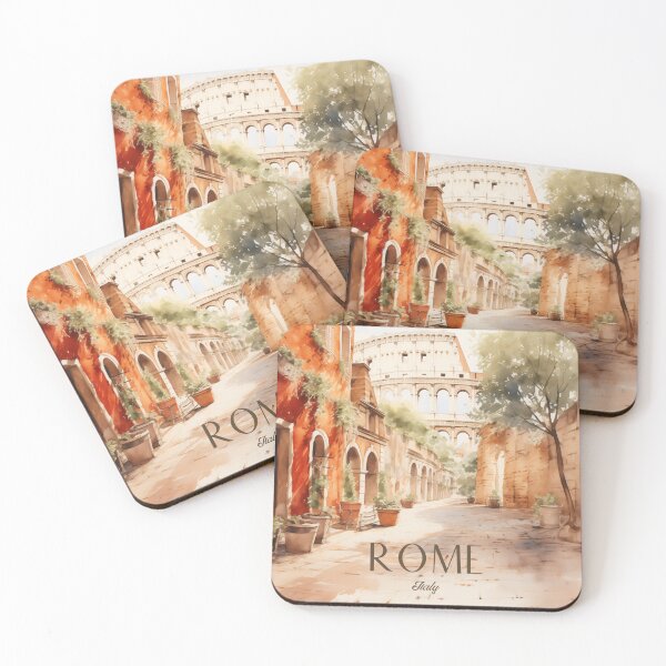 Item preview, rome italy travel wall art print designed and sold by vintagetrips.
