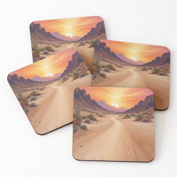 Item preview, Digital Desert Sand Sunset Print Design designed and sold by imanshu.