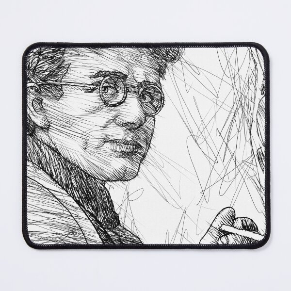 Item preview, GUNTHER ANDERS ink portrait .1 designed and sold by lautir.