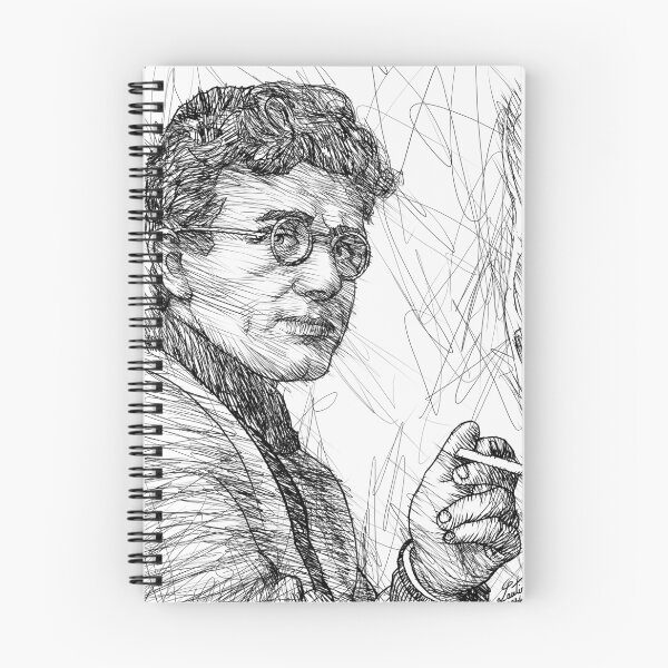 Item preview, GUNTHER ANDERS ink portrait .1 designed and sold by lautir.