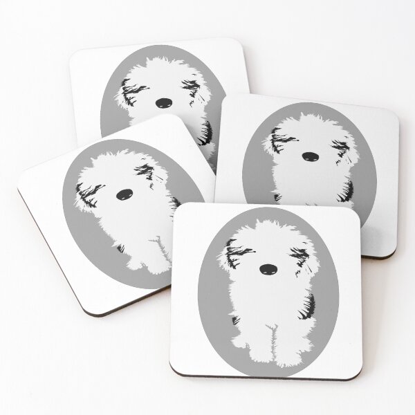 Artikelvorschau, Sheepadoodle Design mit grauem Hintergrund entworfen und verkauft von gracemccann.