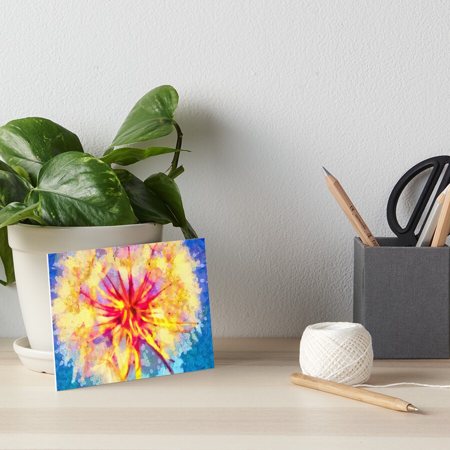 Giant Dandelion Art Board Print