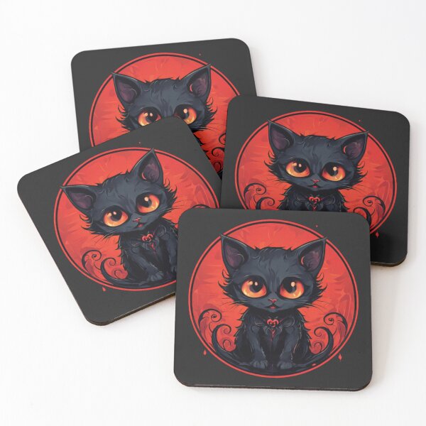 Item preview, Vampire Cat Art designed and sold by Planetporridge.