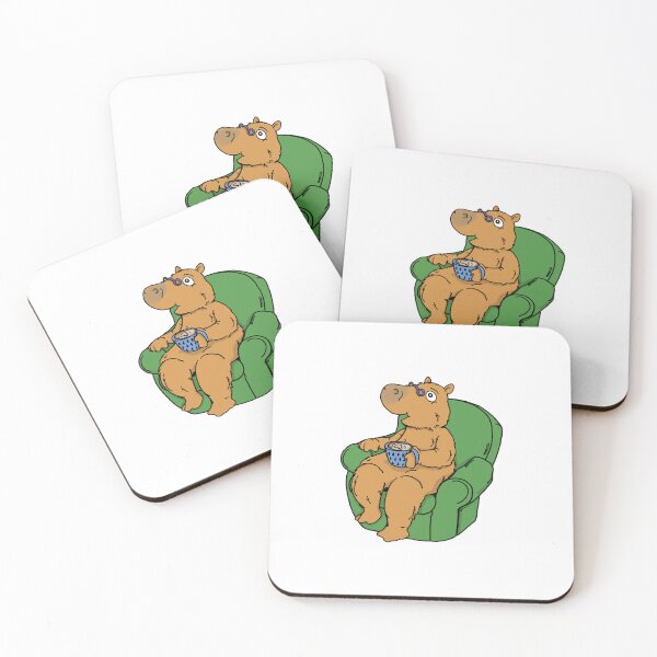 Item preview, Capybara with a Cuppa designed and sold by Anidoodle.