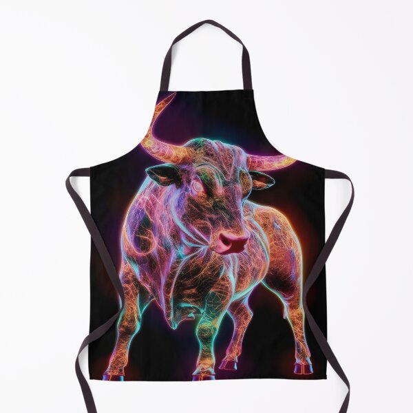 Item preview, Neon Bull designed and sold by MyHappyArtShop.