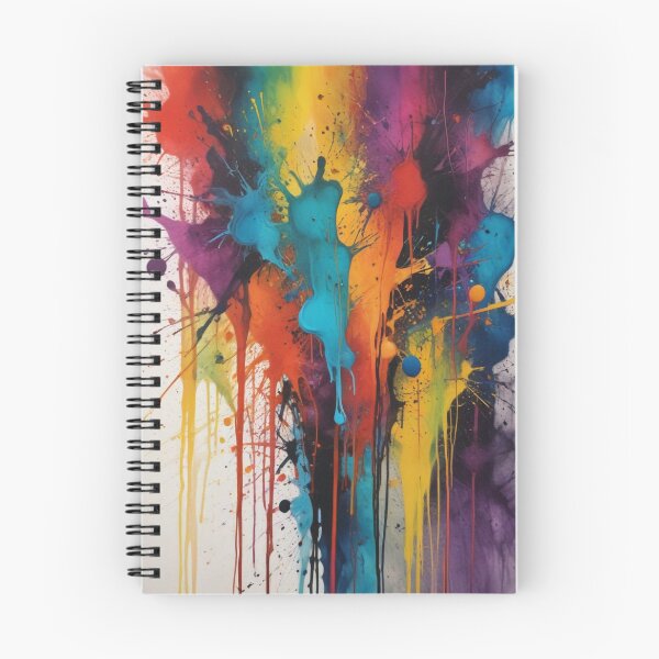Item preview, Artistic colorful splash spectrum artwork print design  designed and sold by Anshu3813.