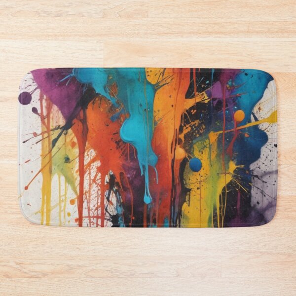 Item preview, Artistic colorful splash spectrum artwork print design  designed and sold by Anshu3813.