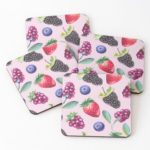 Item preview, nice colorful print with berries and fruits designed and sold by Alenus.