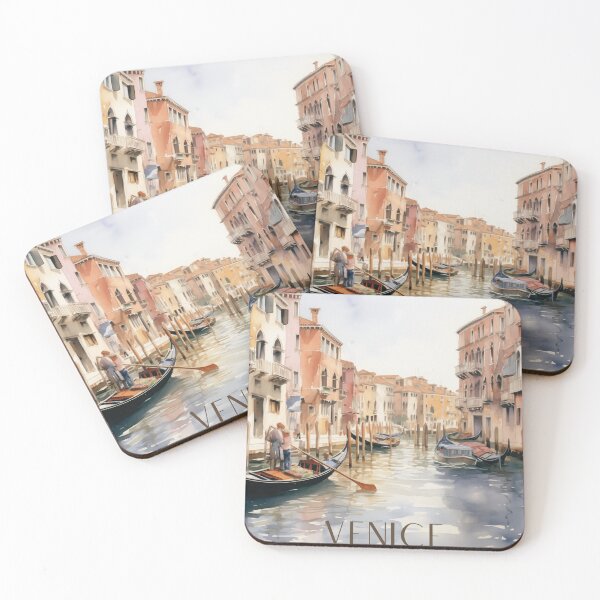 Item preview, venice italy travel wall art print designed and sold by vintagetrips.