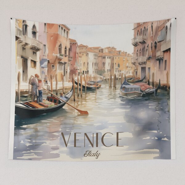 Item preview, venice italy travel wall art print designed and sold by vintagetrips.