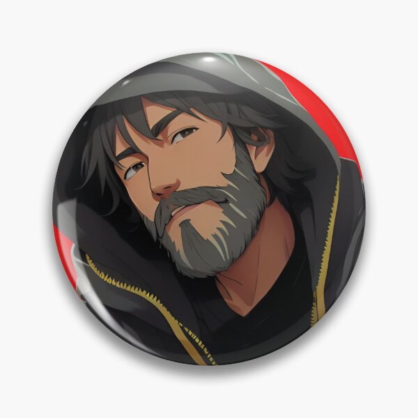 Item preview, A man with beard Illustration  designed and sold by Grafititee.