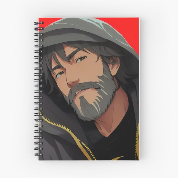 Item preview, A man with beard Illustration  designed and sold by Grafititee.