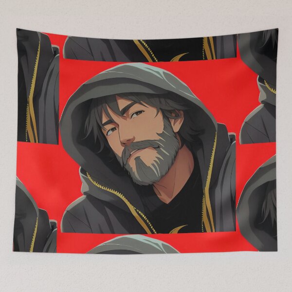 Item preview, A man with beard Illustration  designed and sold by Grafititee.