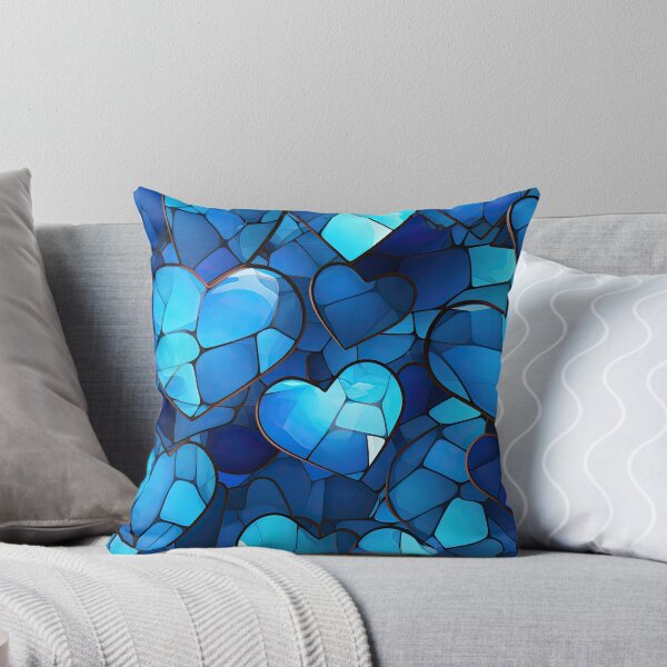 Item preview, Stained Glass Valentine - Sapphire Sweetheart 8 designed and sold by the-Nerdlings.