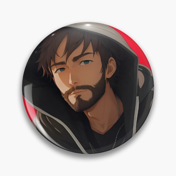 Item preview, A man with beard Illustration  designed and sold by Grafititee.