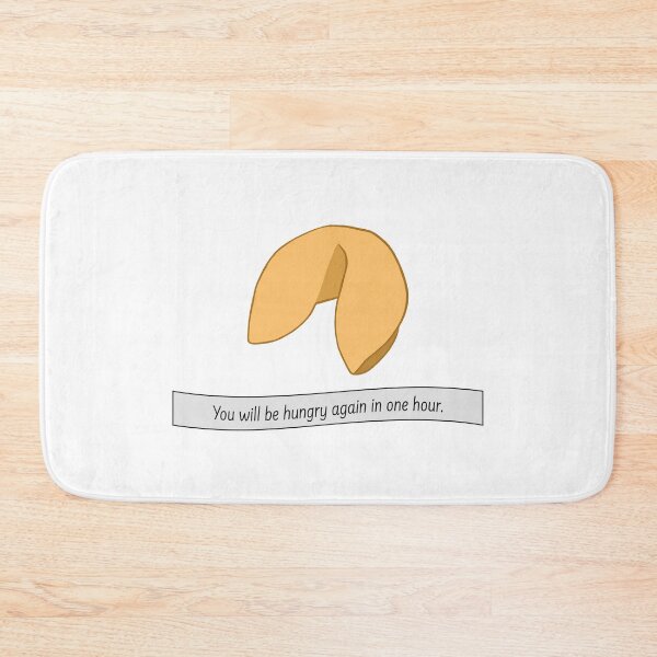 Item preview, "You will be hungry again in one hour" Misfortune Cookie designed and sold by wonderxwander.