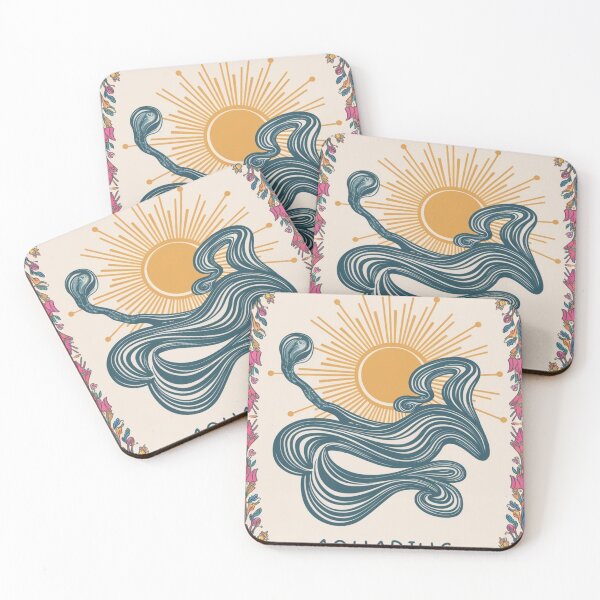 Item preview, Aquarius Astrology. Sun in Aquarius, Zodiac sign, Aquarius symbol designed and sold by ZodiacWonders.