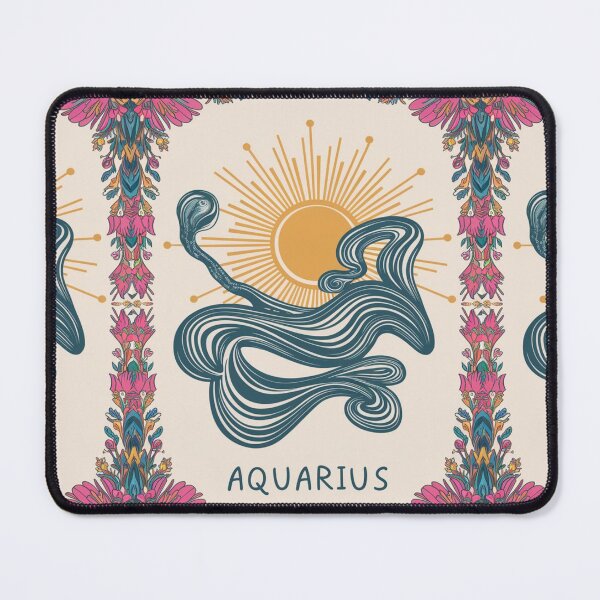Item preview, Aquarius Astrology. Sun in Aquarius, Zodiac sign, Aquarius symbol designed and sold by ZodiacWonders.