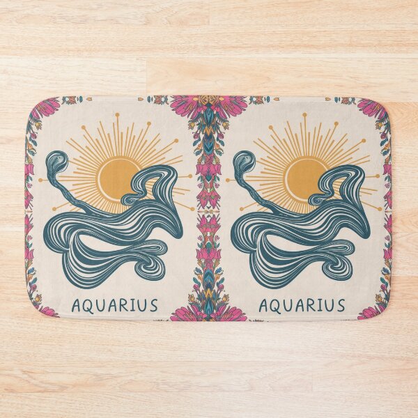 Aperçu de l'œuvre Astrologie du Verseau. Soleil en Verseau, Signe du zodiaque, Symbole du Verseau créée et vendue par ZodiacWonders.