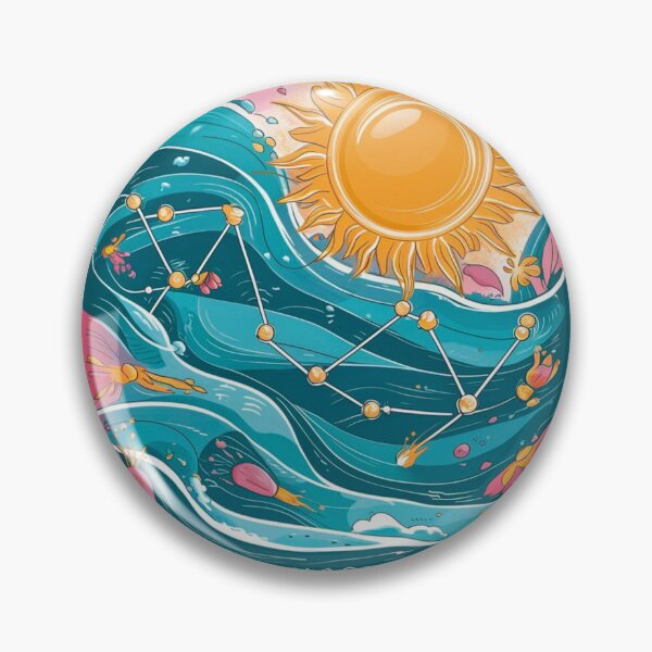 Item preview, Aquarius Astrology. Sun in Aquarius, Zodiac sign, Aquarius symbol designed and sold by ZodiacWonders.