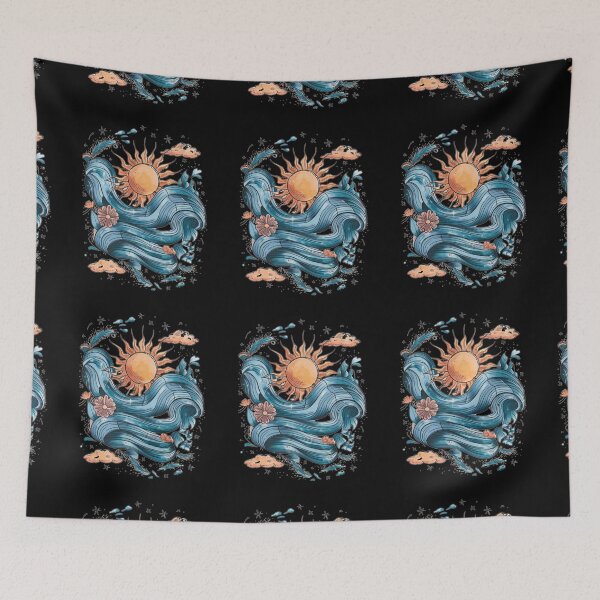 Artikelvorschau, Wassermann-Astrologie. Sonne im Wassermann, Sternzeichen, Wassermann-Symbol entworfen und verkauft von ZodiacWonders.