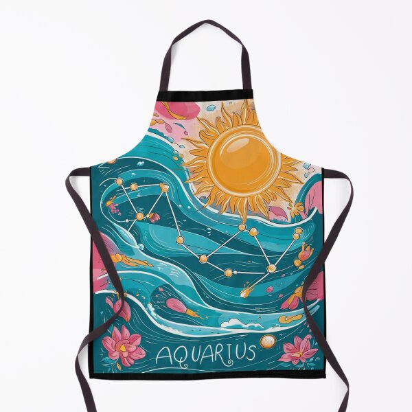 Item preview, Aquarius Astrology. Sun in Aquarius, Zodiac sign, Aquarius symbol designed and sold by ZodiacWonders.