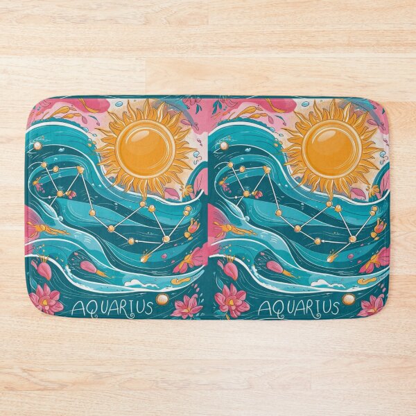 Artikelvorschau, Wassermann-Astrologie. Sonne im Wassermann, Sternzeichen, Wassermann-Symbol entworfen und verkauft von ZodiacWonders.