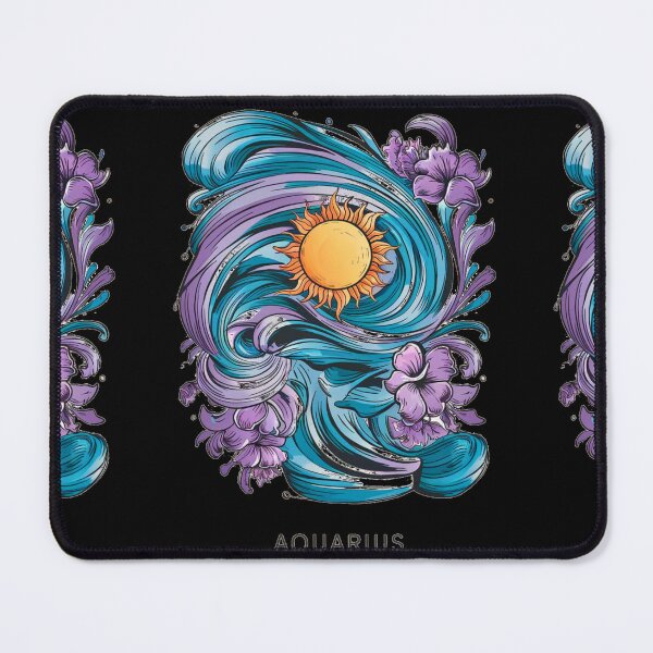 Item preview, Aquarius Astrology. Sun in Aquarius, Zodiac sign, Aquarius symbol designed and sold by ZodiacWonders.