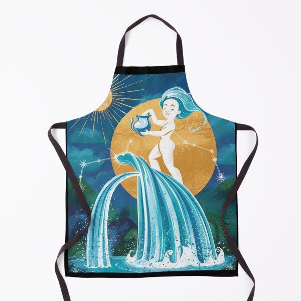 Item preview, Aquarius Astrology. Sun in Aquarius, Zodiac sign, Aquarius symbol designed and sold by ZodiacWonders.