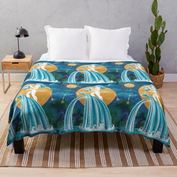 Item preview, Aquarius Astrology. Sun in Aquarius, Zodiac sign, Aquarius symbol designed and sold by ZodiacWonders.