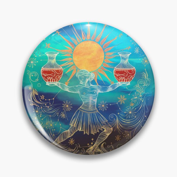 Item preview, Aquarius Astrology. Sun in Aquarius, Zodiac sign, Aquarius symbol designed and sold by ZodiacWonders.