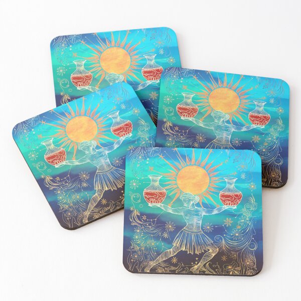 Item preview, Aquarius Astrology. Sun in Aquarius, Zodiac sign, Aquarius symbol designed and sold by ZodiacWonders.