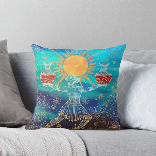 Item preview, Aquarius Astrology. Sun in Aquarius, Zodiac sign, Aquarius symbol designed and sold by ZodiacWonders.