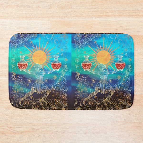 Aperçu de l'œuvre Astrologie du Verseau. Soleil en Verseau, Signe du zodiaque, Symbole du Verseau créée et vendue par ZodiacWonders.