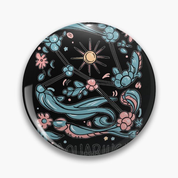 Item preview, Aquarius Astrology. Sun in Aquarius, Zodiac sign, Aquarius symbol designed and sold by ZodiacWonders.