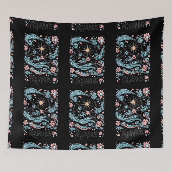 Item preview, Aquarius Astrology. Sun in Aquarius, Zodiac sign, Aquarius symbol designed and sold by ZodiacWonders.
