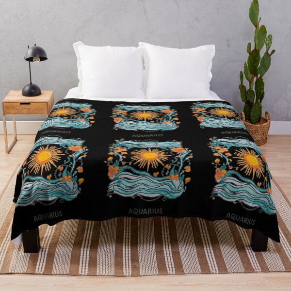 Item preview, Aquarius Astrology. Sun in Aquarius, Zodiac sign, Aquarius symbol designed and sold by ZodiacWonders.