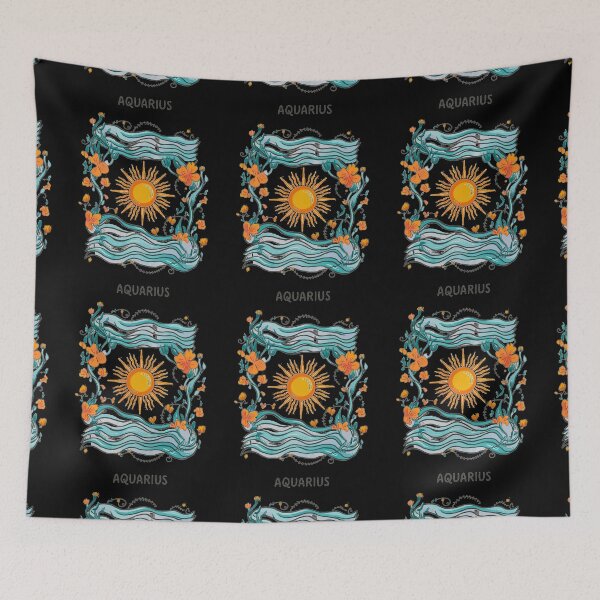 Artikelvorschau, Wassermann-Astrologie. Sonne im Wassermann, Sternzeichen, Wassermann-Symbol entworfen und verkauft von ZodiacWonders.