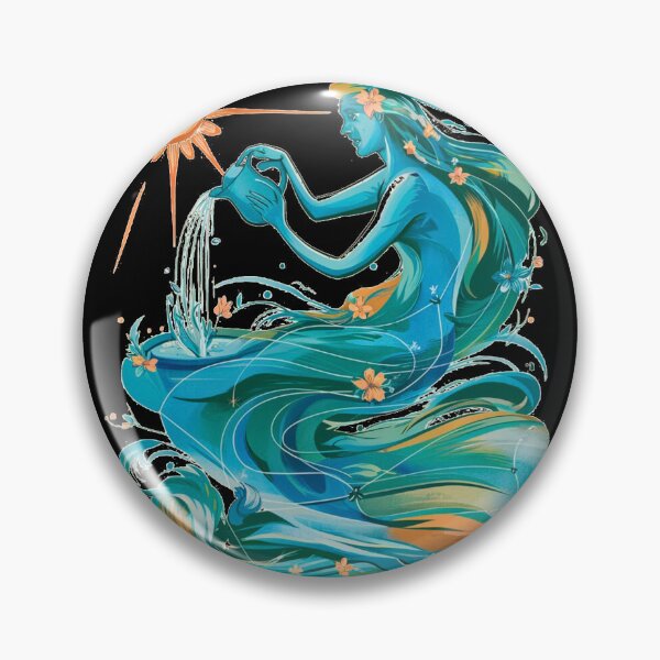 Item preview, Aquarius Astrology. Sun in Aquarius, Zodiac sign, Aquarius symbol designed and sold by ZodiacWonders.