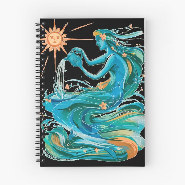 Item preview, Aquarius Astrology. Sun in Aquarius, Zodiac sign, Aquarius symbol designed and sold by ZodiacWonders.