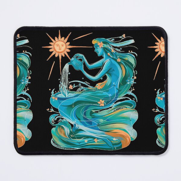 Item preview, Aquarius Astrology. Sun in Aquarius, Zodiac sign, Aquarius symbol designed and sold by ZodiacWonders.