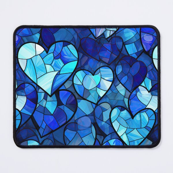 Item preview, Stained Glass Valentine - Sapphire Sweetheart 9 designed and sold by the-Nerdlings.