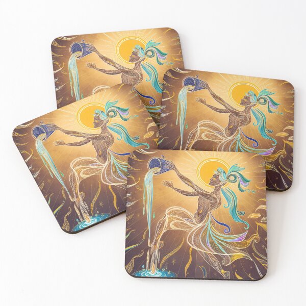 Item preview, Aquarius Astrology. Sun in Aquarius, Zodiac sign, Aquarius symbol designed and sold by ZodiacWonders.