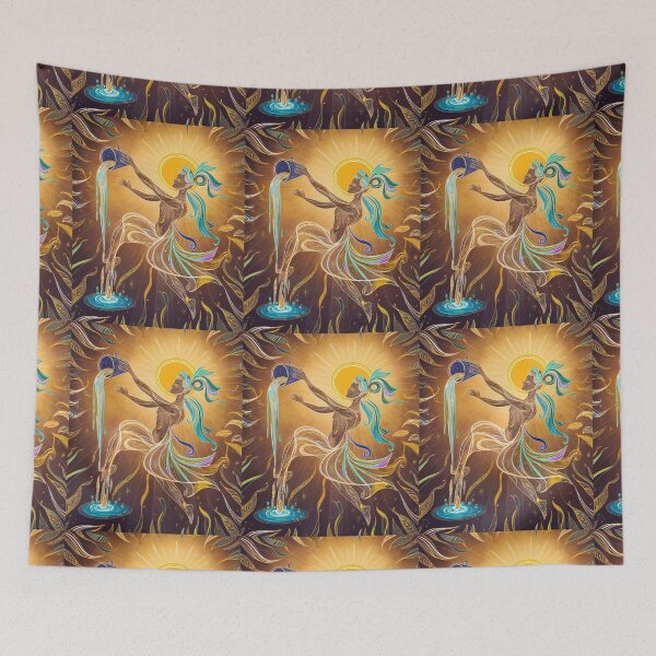 Item preview, Aquarius Astrology. Sun in Aquarius, Zodiac sign, Aquarius symbol designed and sold by ZodiacWonders.