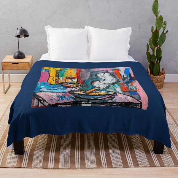 Item preview, Chromatic Chaos- Vibrant Still Life with Smoking Cigar and Abstract Elements in Fauvism Generative AI designed and sold by OlfactoART Studio.
