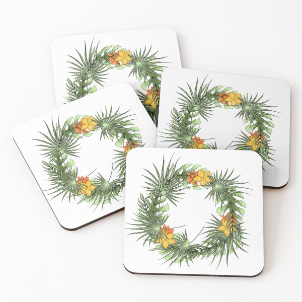 Item preview, jungle wreath designed and sold by Tetiana Pohurska.