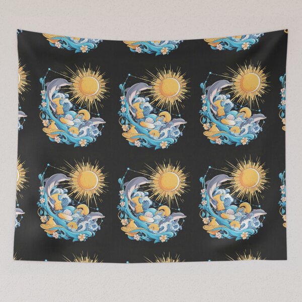 Item preview, Aquarius Astrology. Sun in Aquarius, Zodiac sign, Aquarius symbol designed and sold by ZodiacWonders.