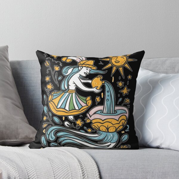 Item preview, Aquarius Astrology. Sun in Aquarius, Zodiac sign, Aquarius symbol designed and sold by ZodiacWonders.