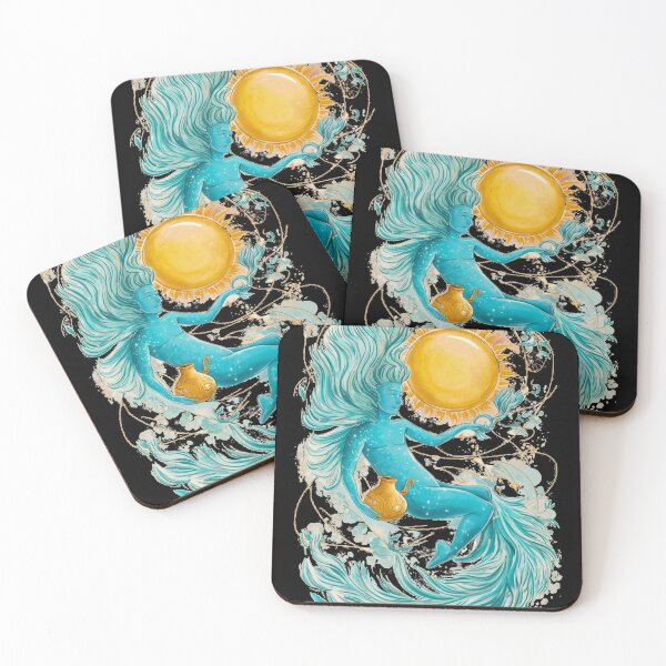 Item preview, Aquarius Astrology. Sun in Aquarius, Zodiac sign, Aquarius symbol designed and sold by ZodiacWonders.