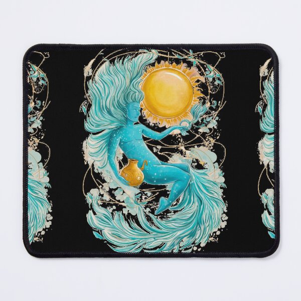 Item preview, Aquarius Astrology. Sun in Aquarius, Zodiac sign, Aquarius symbol designed and sold by ZodiacWonders.
